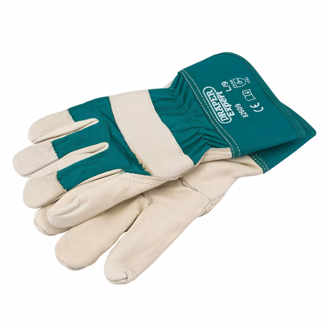 Draper tools expert premium leather gardening gloves